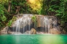 Level Second of Erawan Waterfall Level Second of Erawan Waterfall